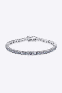 Moissanite Bracelet in Sterling Silver 