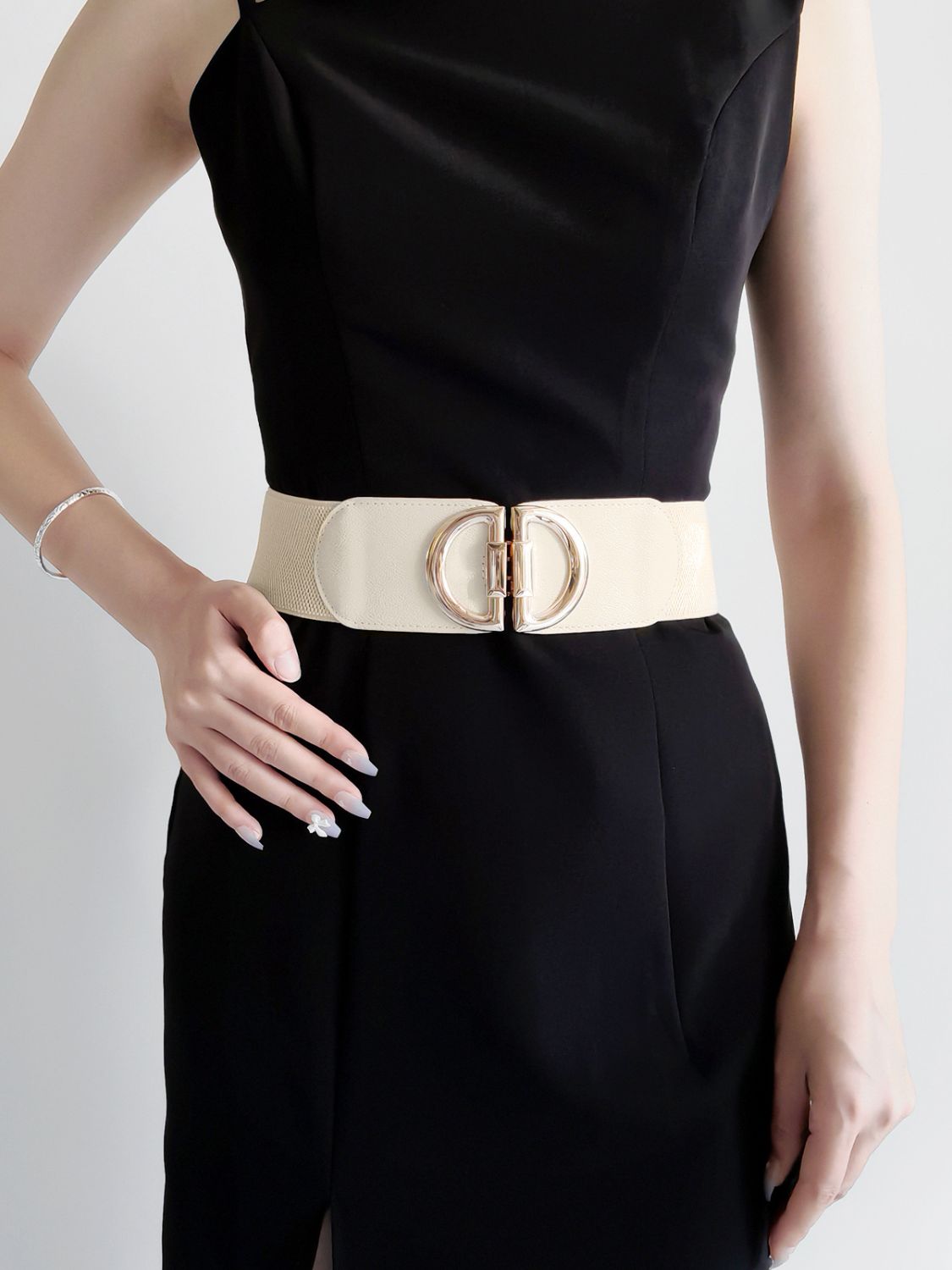 D Buckle Elastic Belt 