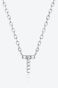 Q To U Zircon 925 Sterling Silver Necklace 