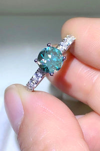 Future Style 1 Carat Moissanite Side Stone Ring 