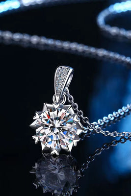  2 Carat Moissanite Pendant Necklace