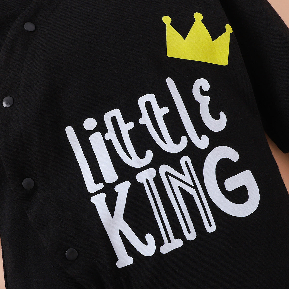 LITTLE KING Hooded Bodysuit