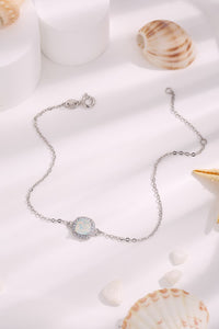  Opal Platinum-Plated Bracelet